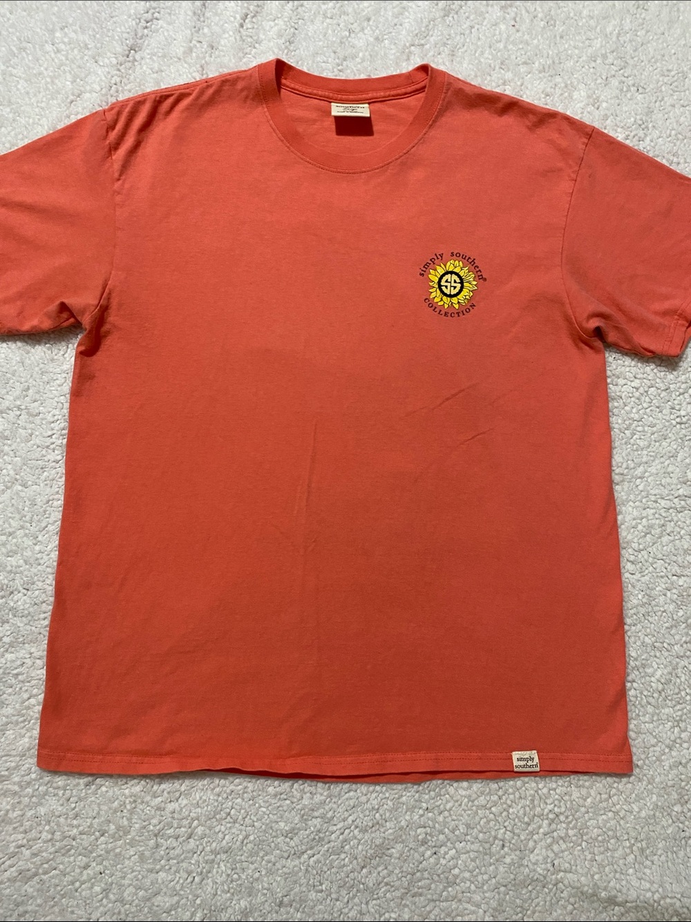 Simply Southern women’s size large Coral Short-sleeve shirt - Picture 3 of 16